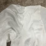 WAYF  Amena Satin Ruffle Blouse Size XL Photo 7