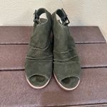 Dirty Laundry Olive Green Suede Shooties Block Heel - 8 Photo 2