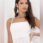 Lulus Glamour Garden White 3D Floral Embroidered Midi Dress Size XS Photo 2