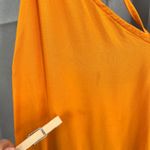 Old Navy  Orange Sleeveless Sundress Maxi Dress Size 2X Rayon Resort Beachwear Photo 2