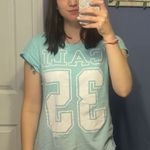 Justice blue/purple 35 color changing short sleeve shirt XL Girl’s, S Women’s Photo 0