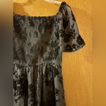 Baltic Born NWT  Mera Velvet Midi Dress in Black Photo 5