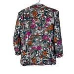 Vintage Floral Print Lightweight Blazer Size Large Pink Photo 5