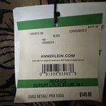 Anne Klein Women’s Black Floral Sequin Open Front Midi Kimono Cardigan Size L/XL Photo 5