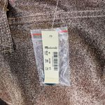 Madewell NEW  Slim Emmett Wide-Leg Crop Pants in Metallic Size 28 It Girl Luxury Photo 7