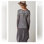 Free People Beach Love Song Crochet Duster Cardigan Size XS Gray Button Front Photo 13