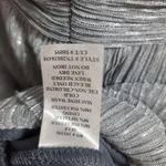 Connected Apparel silver plisse tiered midi dress size 12 Photo 7