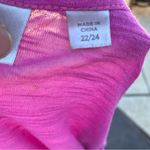 Avenue Pink Flowy Ruched Arm 3/4 Sleeve Top Size 3X Photo 8