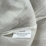 Saints + Secrets NWT  Cotton Tan & White Striped Wrap Mini Dress in Small Photo 6