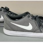 Nike Gray Grey Logo Canvas Skateboard Sneakers Trainers Kicks Shoes Size 8 🤍🩶 Photo 3