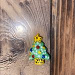 Vintage Onque Ugly Christmas Sweater Jacket with Colorful Tree and Snowman White Size M Photo 6