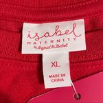 Isabel Maternity Santa Baby Long Sleeve Holiday Tee Red Size undefined Photo 11