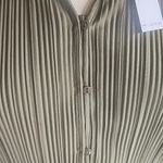 Elie Tahari  RIBBED BUTTON FRONT BLOUSE SIZE S Photo 4