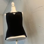 XOXO Black Keyhole Top with Embellished Neckline Photo 5