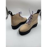 Last Rocky Cream Nubuck Leather Lug Sole Boots Purple Laces Women's Size Us 7 Photo 11