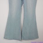 Free People NEW  We the Free flare jeans Curvy fit light‎ wash, size 35 Photo 3