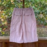 Maeve Anthropologie  Wide Leg Utility Culottes Light Pink Size L Photo 3