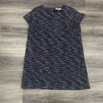 Loft  Dress Multicolor Textured Short Sleeve Knee Length Tweed Women’s Office Photo 1