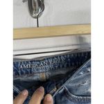 American Eagle Festival Mini Skirt Button Fly Distressed Denim Women's Size 6 Photo 5