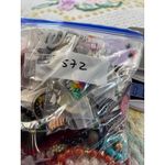 Assorted vintage Womens Jewelry Lot Necklaces Bracelets Earrings Charms Pins Brown Photo 5