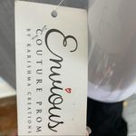 Nwt envious couture beaded rhinestone dress / gown prom formal sleeveless dress Size 6 Photo 9