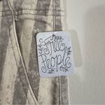 Free People NWT  Railroad Stripe Utility Pants Cuffed Hems Size 30 Photo 1