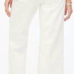 J.Crew  Womens White Wide-leg Crop Denim Jeans Photo 2