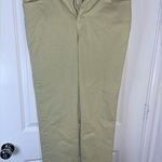 Gloria Vanderbilt Cotton Spandex Amanda Yellow Splashy Logo Pockets Pants Sz 12 Photo 0