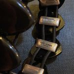 Saint Laurent Elastic Heart bracelet in Metal Enamel and Cotton Photo 7