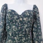 Showpo Green Ditsy Floral Mini Dress Photo 2