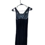 Rampage Vintage  Black Velvet Maxi Dress Size 7‎ Photo 5