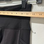 Lululemon Sheer Panel Rouched lower Leg Leggings Mesh Side Pockets Yoga Workout Photo 9