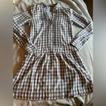 J.Crew Women's Cotton Gingham Sundrine Flannel Shirtdress Long Sleeve Size 2 Photo 12