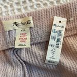 Madewell Waffle Knit Cotton Jogger Pajama Pants in Pale Lilac Size XXL NWT Photo 11