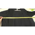 Catherines Catherine’s Women’s Plus Size 1X Black Stretchy Chiffon Dressy Blouse Career EUC Photo 6