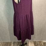 Nine Britton NWT Rich Purple Midi Dress Size Large Photo 4