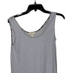 Matilda Jane Matilda Jane Tank Top Size Small Gray Heather With Lace Bottom Cotton Womens Photo 1