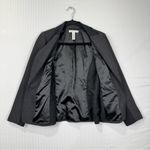 Chico's Chico’s 0 So Slimming Ponte Blazer Black/Charcoal Gray Women's Size Small (4/6) Photo 5