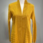 Old Navy CLEARANCE! Gold  Heavy Long Open Sweater Size S EUC Photo 0