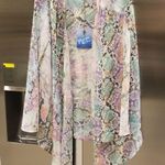 Show Me Your Mumu 💕💕 Felicity Flutter Top ~ Snake Print Small S NWT Photo 5