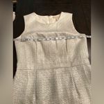 Banana Republic Pearl White Shimmer Sheath Dress by  Sz 8 Photo 4