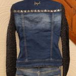 Desigual NWT  Women's Chaq_bluefly denim jacket Photo 5
