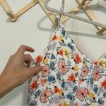 Strut & Bolt  White Floral Asymmetrical Midi Dress size Small Photo 4