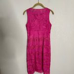 Sue Wong  Hot Pink Lace Cocktail Dress 2 Photo 6