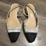 Veronica Beard  Cecile Half d'Orsay Slingback Pump Multi White Tweed 9.5 Photo 1