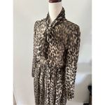 Banana Republic  Leopard Print Midi Dress size 2 Photo 2