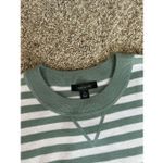 Ann Taylor NWT Striped Belted Sweater Midi Dress Seafoam/White XXL Long Sleeve Photo 4