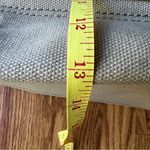 Banana Republic  Beige Heavy Canvas‎ Shoulder Tote Bag  22” x 13” Handles Pockets Photo 12