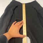 SheIn Palazzo Crepe Pants Womens XS Black Pleated Side Zip High Rise Wide Leg Photo 11