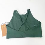 Girlfriend Collective NWT | Topanga Sports Bra Moss Green Sz. Small Photo 2